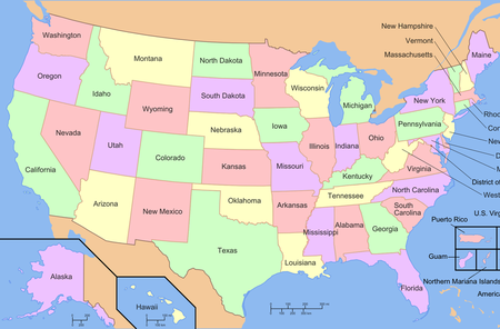 Spot the Imposter - U.S. State Geography #1